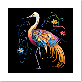 Whooping Crane Happiness Posters and Art